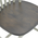 Καρέκλα Larus Pakoworld Φυσικό Ξύλo Rubberwood Ανθρακί-Λευκό 50x49x90εκ.