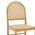 Καρέκλα Alessia Pakoworld Ξύλο Οξιάς-Rattan Φυσικό 43x40x89εκ