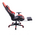 Καρέκλα Γραφείου Gaming Zeldo Pakoworld pu Μαύρο-Κόκκινο 66x56x135εκ