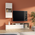 Σύνθετο Σαλονιού Halmi Pakoworld Λευκό-oak Μελαμίνης 180x39x190εκ