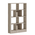 Βιβλιοθήκη Dividre Pakoworld Sonoma oak Μελαμίνης 120x30x181εκ