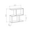 Βοηθητικό Τραπέζι Homemania Pakoworld Χρώμα Ανθρακί 60x20x60εκ