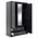 Ντουλάπα Ρούχων Τρίφυλλη Olympus Pakoworld Χρώμα Wenge 120x57x183εκ