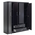 Ντουλάπα Ρούχων Τετράφυλλη Olympus Pakoworld Χρώμα Wenge 159x57x183εκ