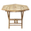 Τραπέζι Nando Pakoworld Πτυσσόμενο Bamboo Φυσικό 114x100x75εκ