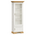 Βιτρίνα Jaden Pakoworld Golden oak-Λευκό Antique 70,5x43x197,5εκ