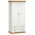 Ντουλάπα Jaden Pakoworld Δίφυλλη Golden oak-Λευκό Antique 101x62x197,5εκ
