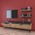 Σύνθετο Σαλονιού Kasia Pakoworld oak-Μαύρο Μαρμάρου 180x35x48,5εκ