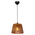 Φωτιστικό Οροφής Μονόφωτο pwl-1116 Pakoworld ε27 Καφέ Φ22x60εκ