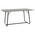 Τραπέζι Revello Pakoworld Sintered Stone Μαύρο Μαρμάρου-Μαύρο 150x90x75εκ
