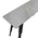 Κονσόλα Lifo Pakoworld mdf Ανθρακί Cement-Μαύρο 120x40x75εκ