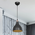 Φωτιστικό Οροφής Μονόφωτο Lofty Pakoworld ε27 Μαύρο Φ18x56εκ