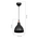 Φωτιστικό Οροφής Μονόφωτο Lofty Pakoworld ε27 Μαύρο Φ18x56εκ