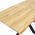Tραπέζι Gilman Pakoworld mdf Sonoma-Μαύρο 150x90x75εκ
