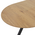 Tραπέζι Frances Pakoworld Επεκτεινόμενο mdf Sonoma-Μαύρο 100-140x100x75εκ