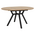 Tραπέζι Frances Pakoworld Επεκτεινόμενο mdf Sonoma-Μαύρο 100-140x100x75εκ