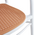 Πολυθρόνα Juniper Pakoworld με uv Protection pp Μπεζ- Λευκό 56x52.5x86.5εκ.