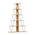 Βιβλιοθήκη Mini Tars Pakoworld Sonoma-Μαύρο 130x22x146εκ