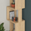 Βιβλιοθήκη - Στήλη Piri Pakoworld oak Μελαμίνης 35x30x161εκ