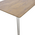 Τραπέζι Cuba Pakoworld mdf Sonoma-Λευκό 70x70x75εκ