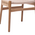 Καρέκλα Safal Pakoworld oak Δρυς Ξύλο-Έδρα Εκρού Σχοινί 51x50x78εκ