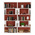 Βιβλιοθήκη Booky Pakoworld 12 Ραφιών Λευκό Μελαμίνης 120x20x175εκ