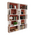 Βιβλιοθήκη Booky Pakoworld 12 Ραφιών Λευκό Μελαμίνης 120x20x175εκ