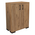 Ντουλάπι Yven Pakoworld oak Μελαμίνης 65x32x83εκ