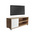 Έπιπλο Τηλεόρασης Ellon Pakoworld Μελαμίνης Sonoma-Λευκό 120x40x41εκ.