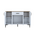 Μπουφές Ubron Pakoworld Λευκό-Καρυδί Μελαμίνης 120x40x78.6εκ
