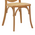 Καρέκλα Camil Pakoworld Φυσικό Ξύλο Οξιάς-Φυσικό Rattan 45x50x94εκ
