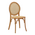 Καρέκλα Camil Pakoworld Φυσικό Ξύλο Οξιάς-Φυσικό Rattan 45x50x94εκ