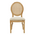 Καρέκλα Canco Pakoworld Φυσικό Rubberwood-Φυσικό Rattan 50x55x98εκ