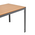 Τραπέζι Nares Pakoworld Αλουμίνιο Ανθρακί-Plywood Φυσικό 140x80x72.5εκ