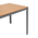 Τραπέζι Nares Pakoworld Αλουμίνιο Ανθρακί-Plywood Φυσικό 140x80x72.5εκ
