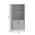 Βιβλιοθήκη Negan Pakoworld Sonoma Μελαμίνης 60x30x120εκ