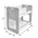 Ραφιέρα Dovere Pakoworld Λευκό mdf 56x34x55εκ