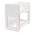 Ραφιέρα Dovere Pakoworld Λευκό mdf 56x34x55εκ
