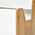 Ραφιέρα Crane Pakoworld Φυσικό-Λευκό mdf 57x34x55εκ
