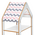 Ραφιέρα Montessori Zoilen Pakoworld Λευκό-ροζ mdf 50x30x80εκ