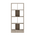 Βιβλιοθήκη Dividre Pakoworld Sonoma oak Μελαμίνης 80x30x181εκ