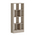 Βιβλιοθήκη Dividre Pakoworld Sonoma oak Μελαμίνης 80x30x181εκ