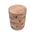 Σκαμπό Shard Inart Φυσικό Μασίφ Ξύλο Teak Φ35x45εκ