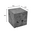 Σκαμπό Boxy Inart Φυσικό Μασίφ Ξύλο Teak 40x40x40εκ