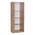 Ντουλάπα Jonar Pakoworld Δίφυλλη oak Μελαμίνης 60x42x180εκ