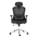 Καρέκλα Γραφείου Εργασίας Mergi Pakoworld Μαύρο Mesh 62x63x120εκ