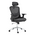 Καρέκλα Γραφείου Εργασίας Mergi Pakoworld Μαύρο Mesh 62x63x120εκ