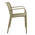 Πολυθρόνα Karmen Pakoworld pp σε Cappucino Απόχρωση 58.5x54x80εκ
