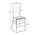 Καρέκλα Tiffany Pakoworld Διάφανο pc 38.5x46x88εκ