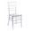 Καρέκλα Tiffany Pakoworld Διάφανο pc 38.5x46x88εκ
